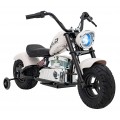 Chopper Warrior Motocykel Vehicle White