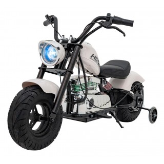 Chopper Warrior Motocykel Vehicle White