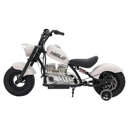 Chopper Warrior Motocykel Vehicle White