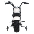 Chopper Warrior Motocykel Vehicle White