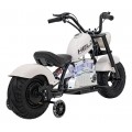 Chopper Warrior Motocykel Vehicle White