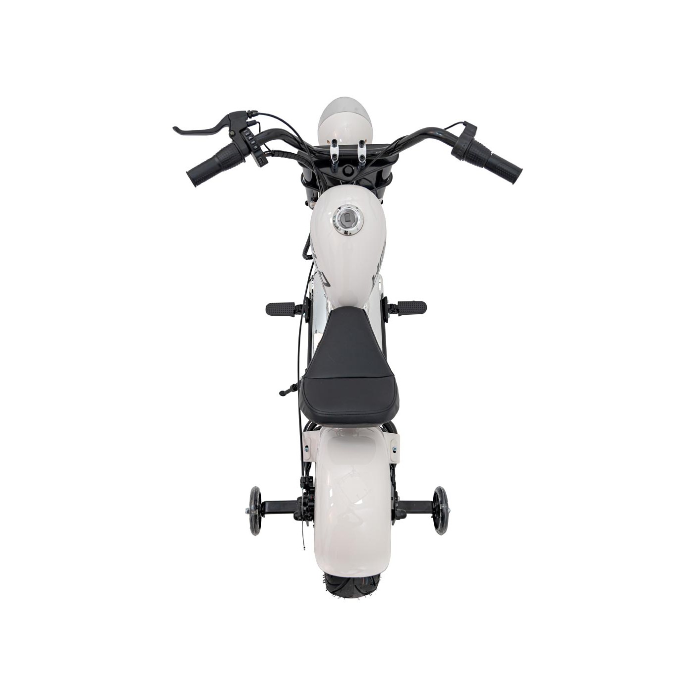 Chopper Warrior Motocykel Vehicle White