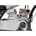 Chopper Warrior Motocykel Vehicle White