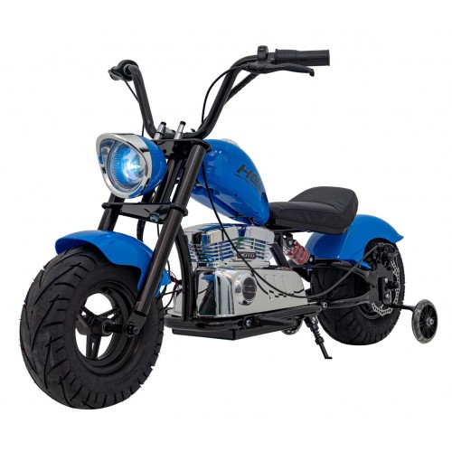 Vozidlo Motocykel Chopper Warrior Blue