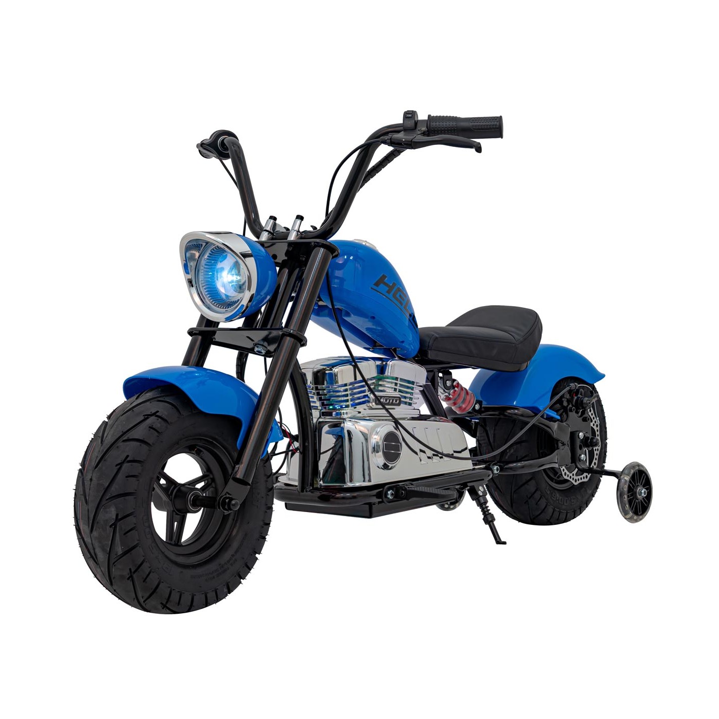 Vozidlo Motocykel Chopper Warrior Blue