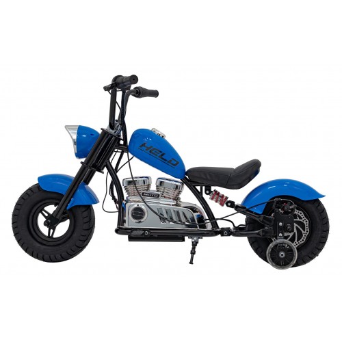 Vozidlo Motocykel Chopper Warrior Blue