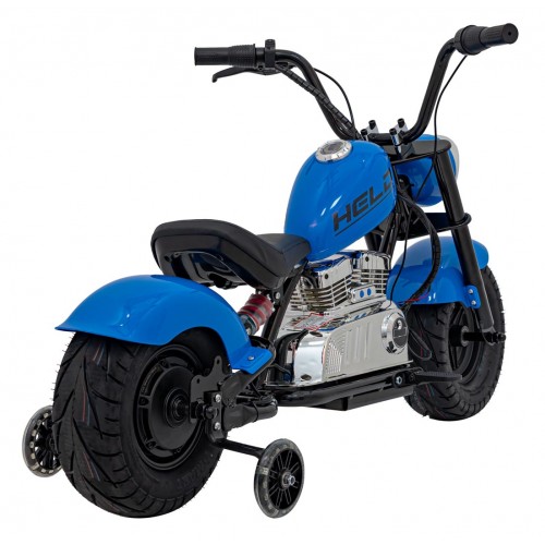 Vozidlo Motocykel Chopper Warrior Blue