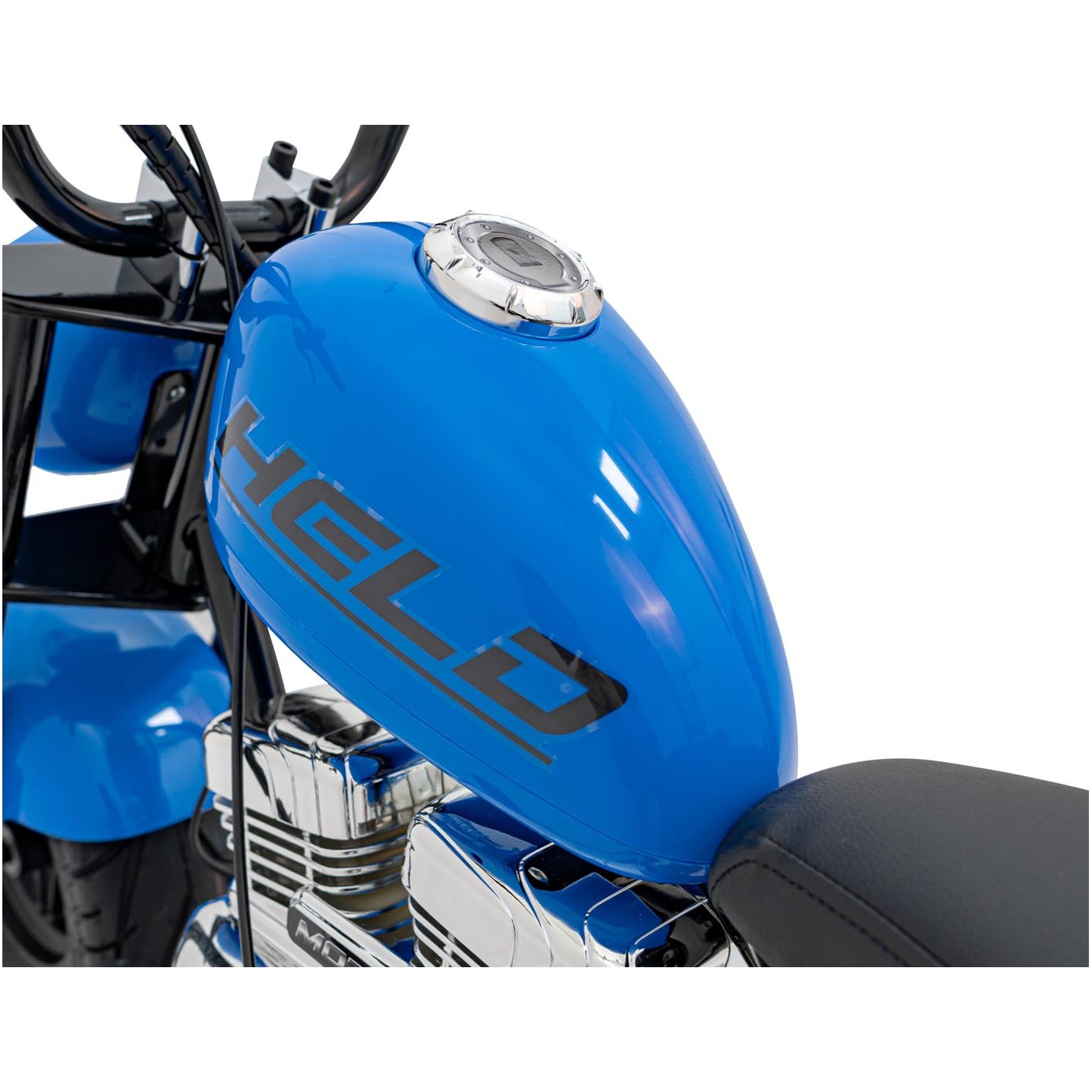 Vozidlo Motocykel Chopper Warrior Blue