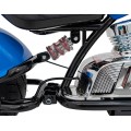 Vozidlo Motocykel Chopper Warrior Blue