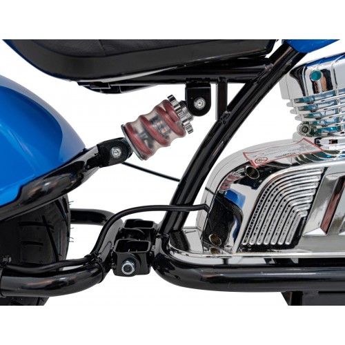 Vozidlo Motocykel Chopper Warrior Blue