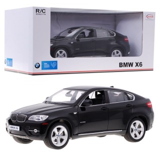 BMW X6 čierne RASTAR model 1:14 Diaľkovo ovládané Auto SUV + ovládač 2,4 GHz