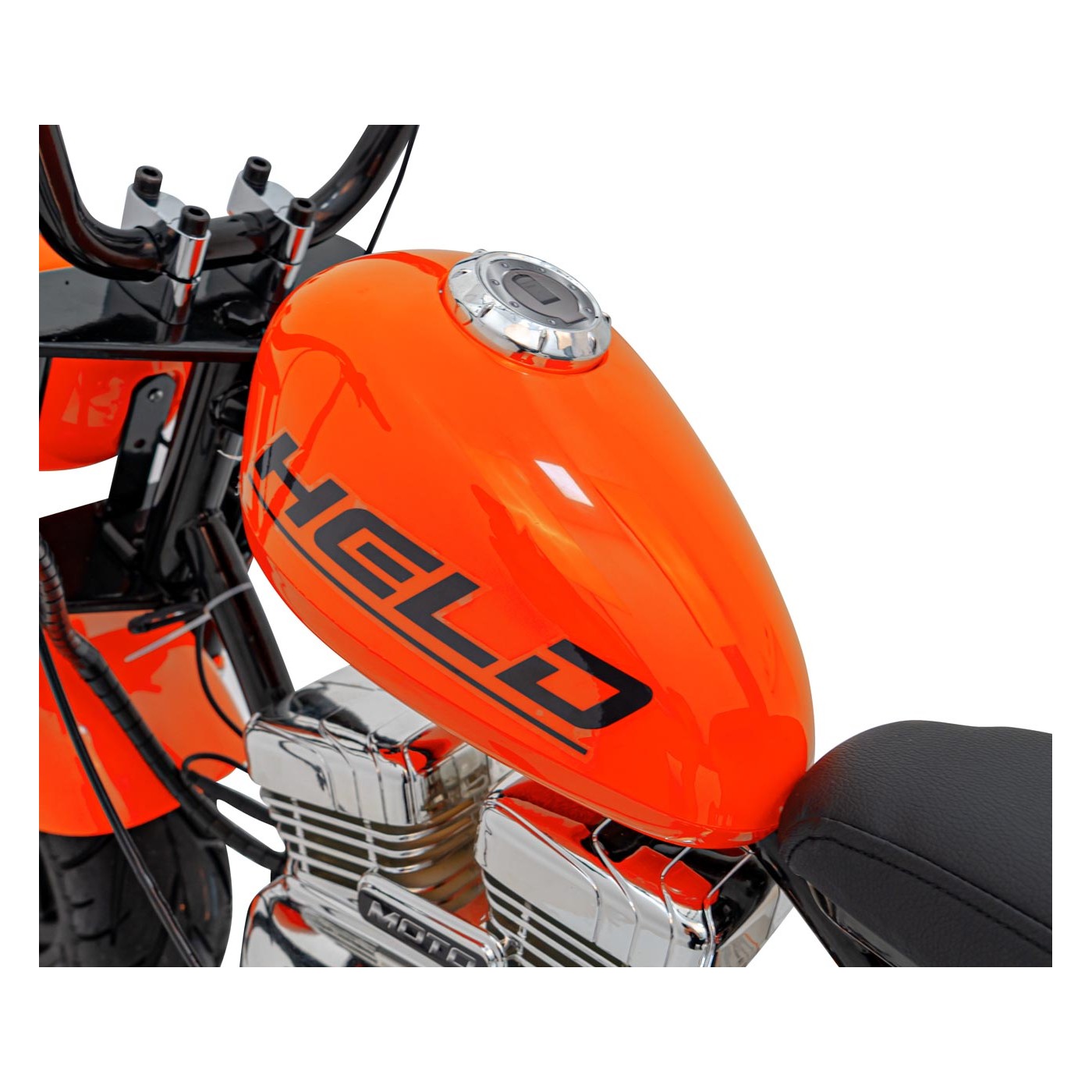 Vozidlo Motocykel Chopper Warrior Orange