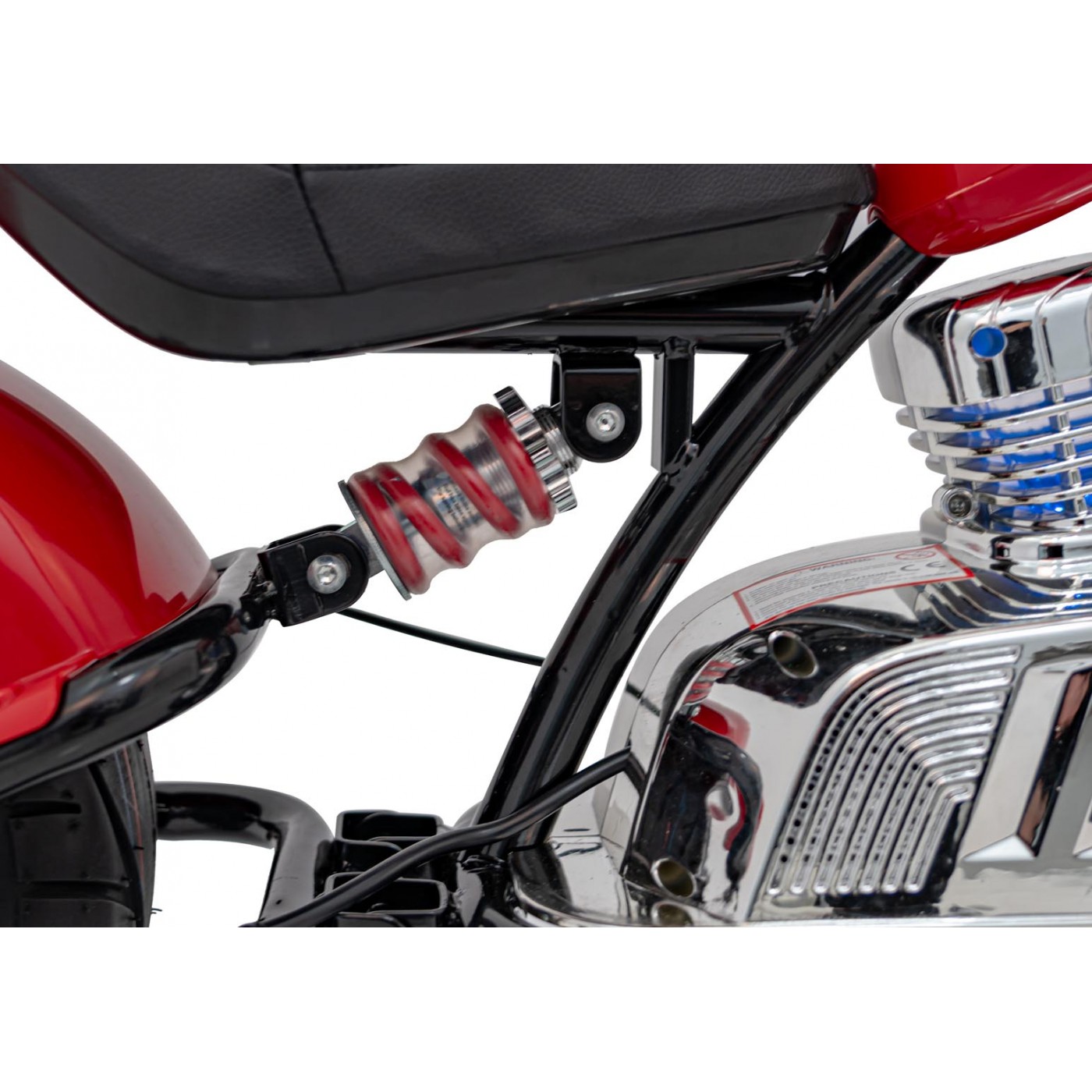 Vozidlo Motocykel Chopper Warrior Red