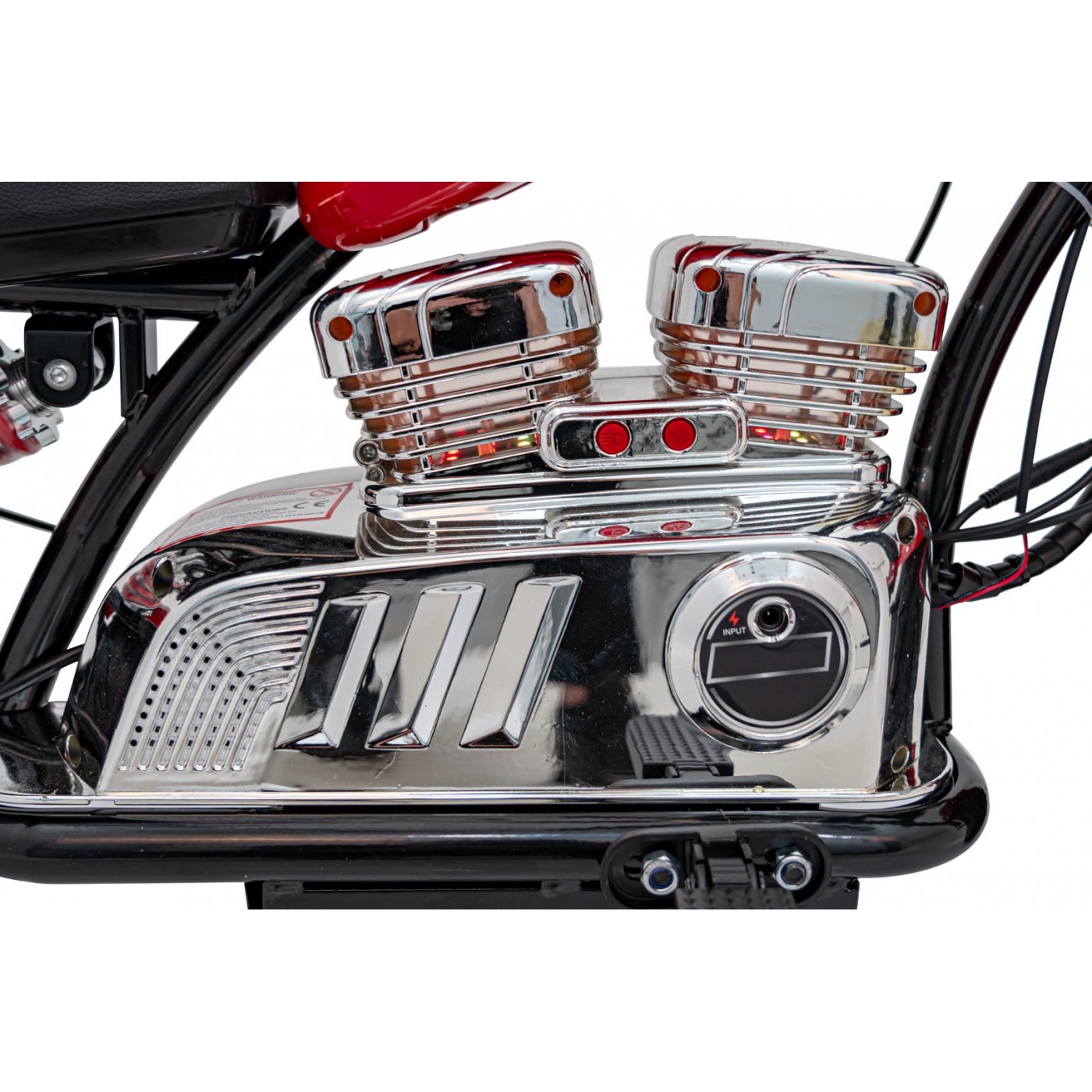 Vozidlo Motocykel Chopper Warrior Red