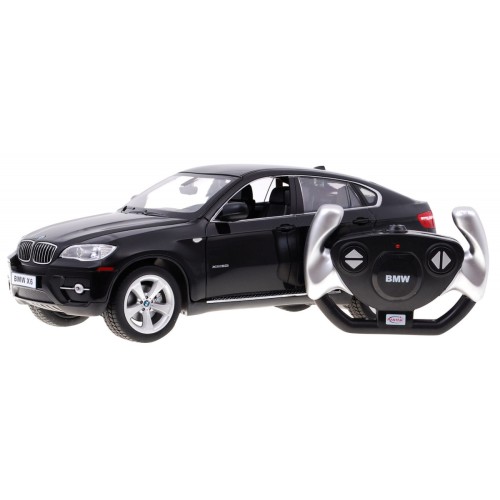 BMW X6 čierne RASTAR model 1:14 Diaľkovo ovládané Auto SUV + ovládač 2,4 GHz