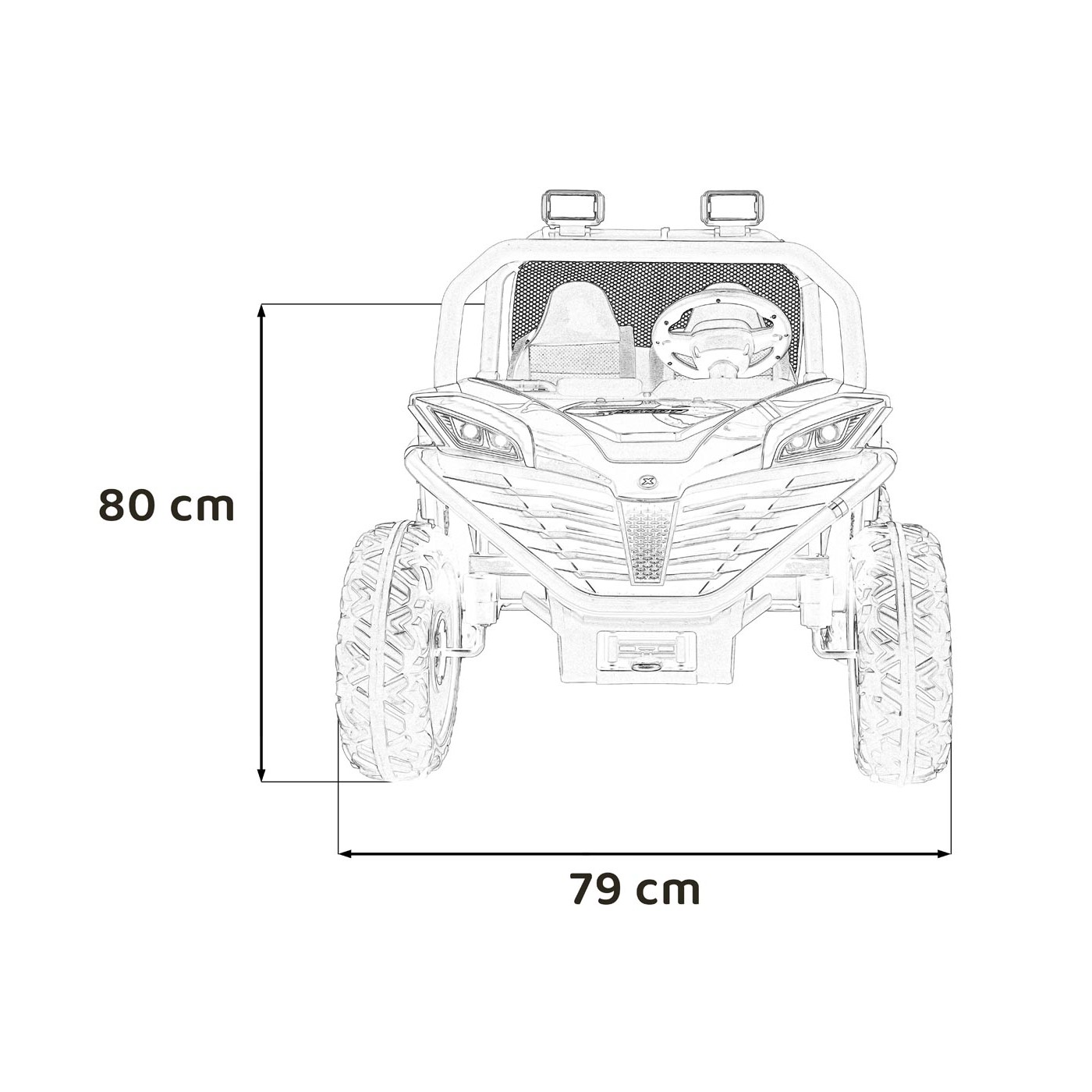 Vozidlo Buggy FASTER Zelená
