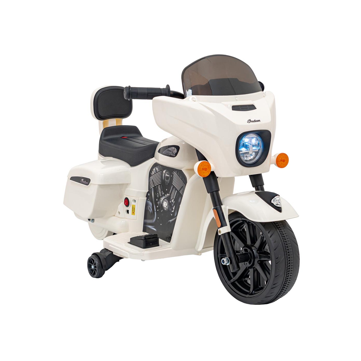 Pojazd Chopper INDIAN Biely