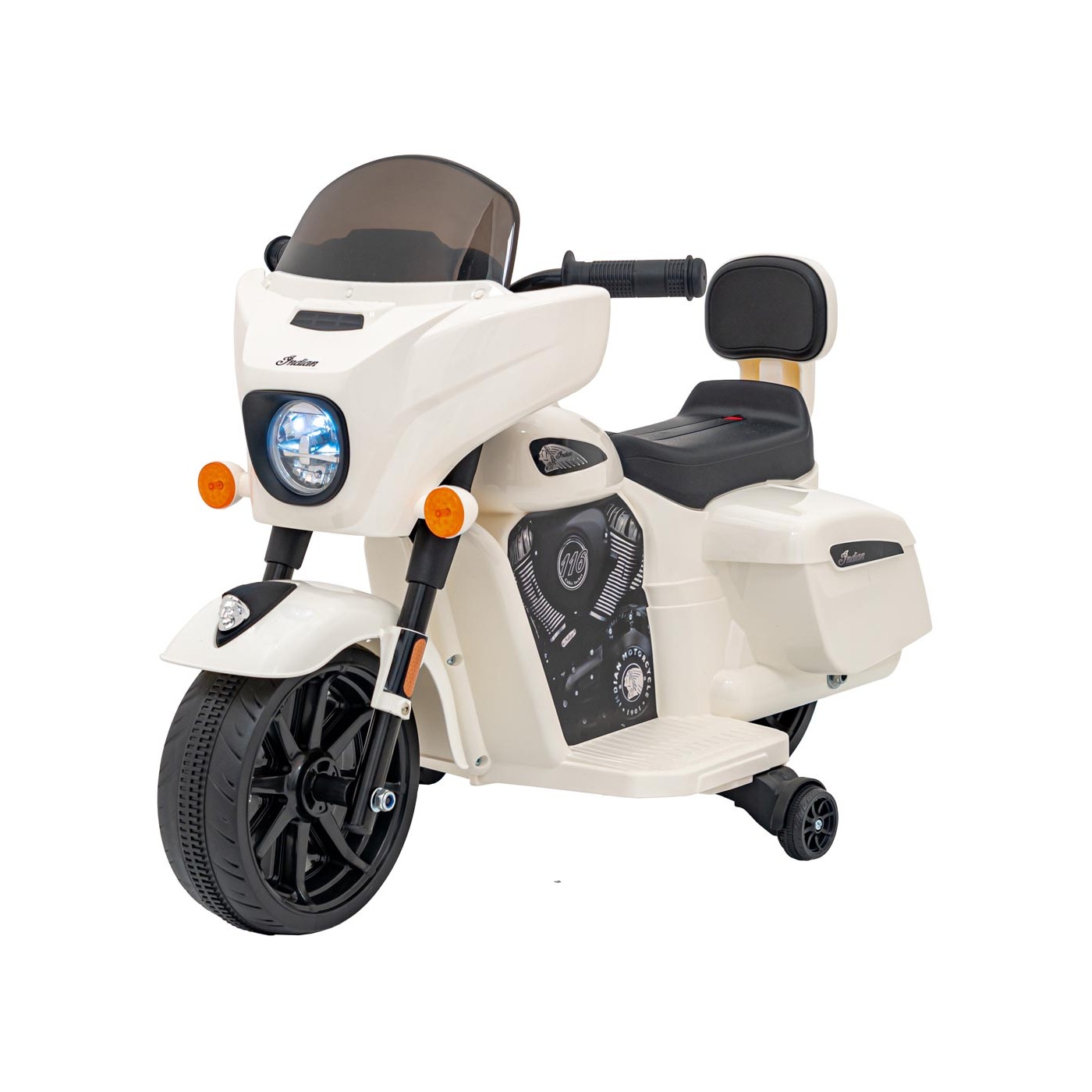 Pojazd Chopper INDIAN Biely