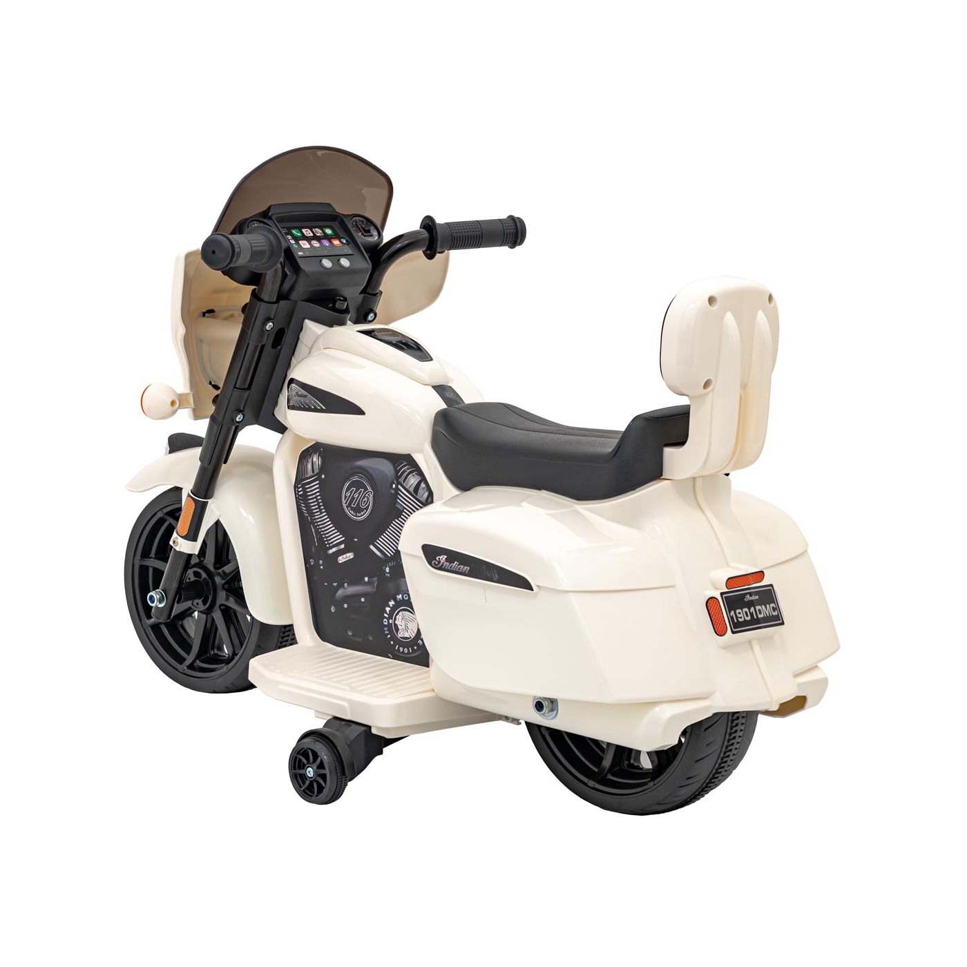 Pojazd Chopper INDIAN Biely