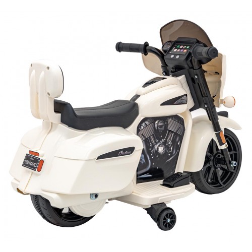 Pojazd Chopper INDIAN Biely