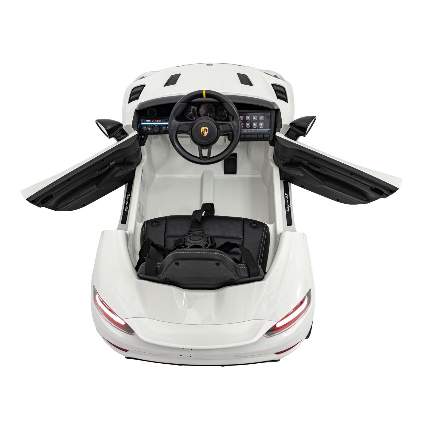 Porsche Spyder RS 718 biele vozidlo