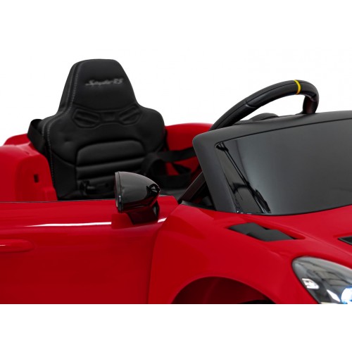 Vozidlo Porsche Spyder RS 718, červený lak