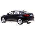 BMW X6 čierne RASTAR model 1:14 Diaľkovo ovládané Auto SUV + ovládač 2,4 GHz