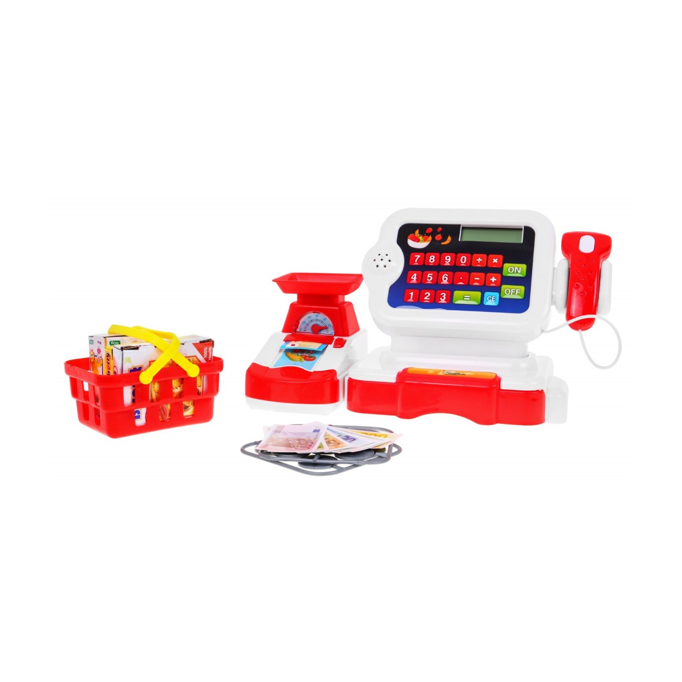 Pokladňa Fiskálna Obchodná Nákupný Košík Príslušenstvo