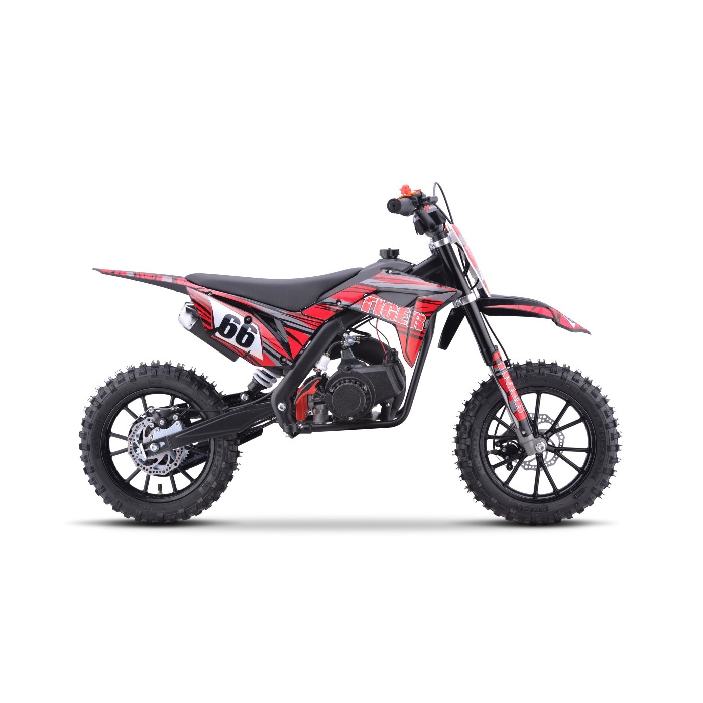 Vozidlo 49CC TIGER Červený spaľovací motor