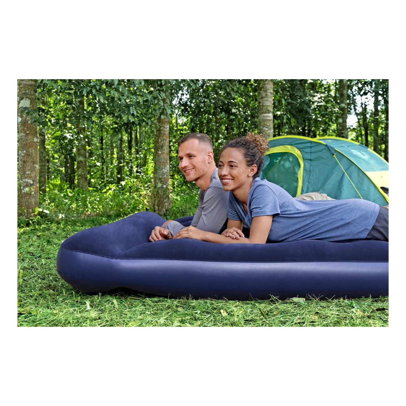 Velúrový matrac QUEEN 203/152/28cm BESTWAY