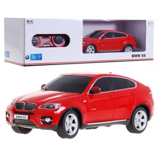 BMW X6 červené RASTAR model 1:24 Diaľkovo ovládané Auto SUV + ovládač