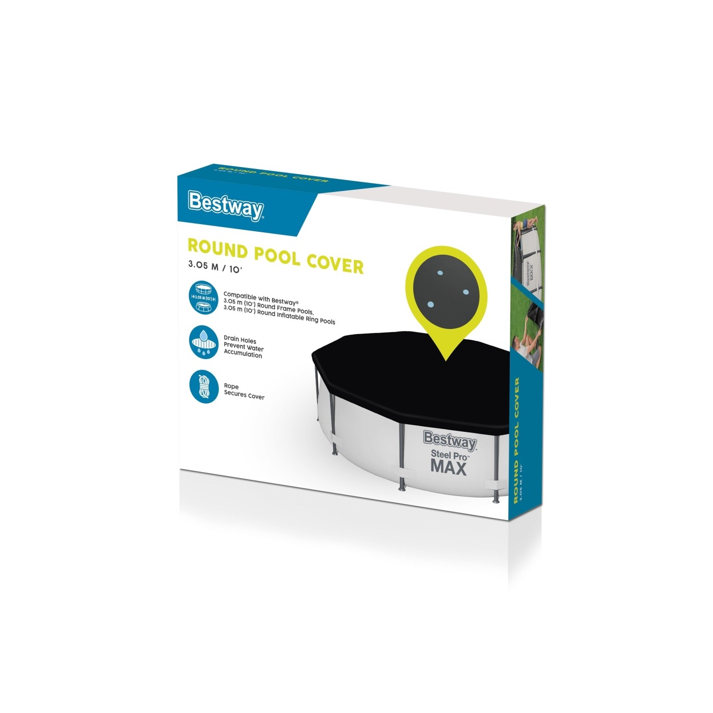 Kryt 305cm pre rámový bazén 305cm/10FT BESTWAY