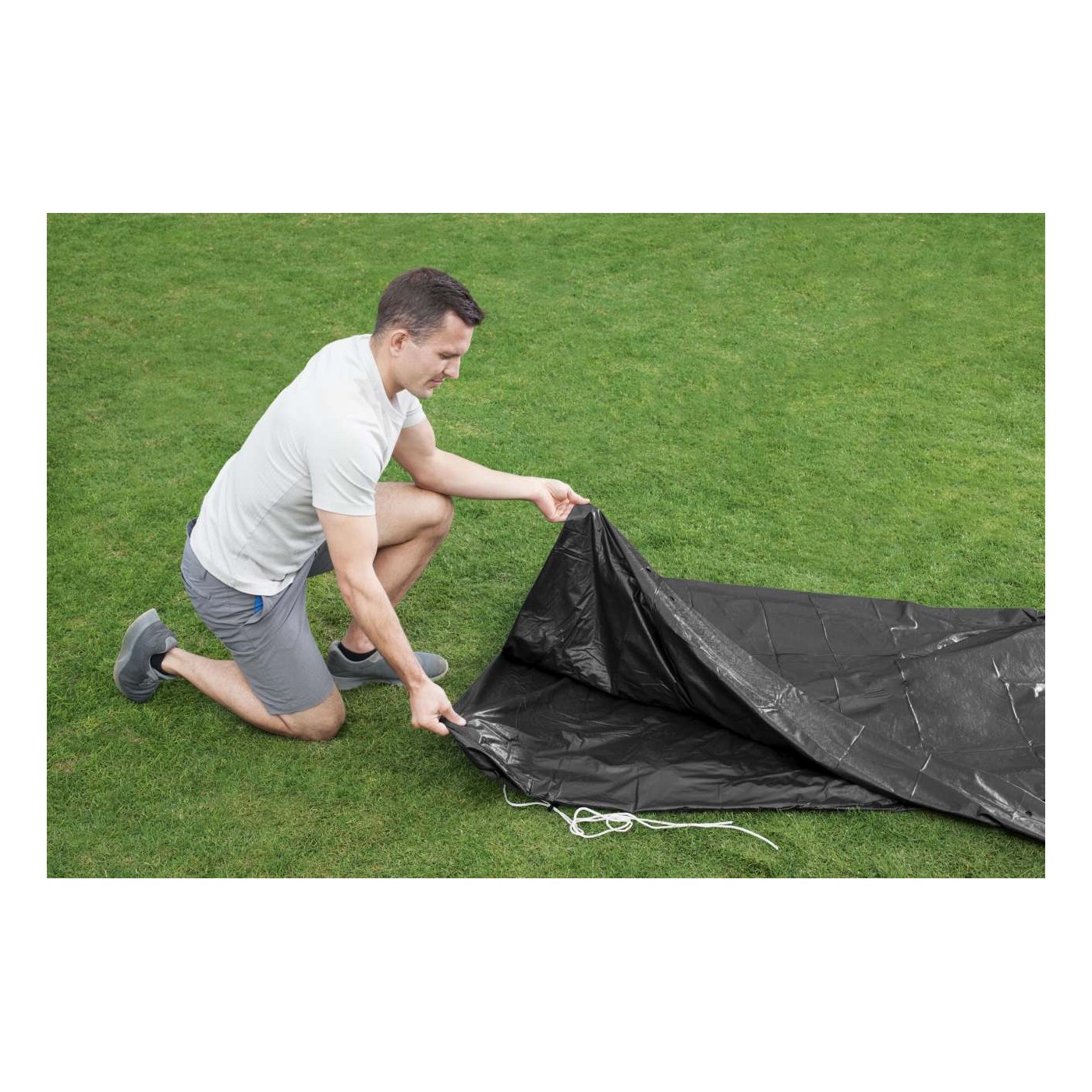 Zastrešenie 370 cm pre rámový a panelový bazén 360-366cm/12FT BESTWAY