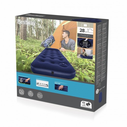 Velúrový matrac s pumpičkou 185/76/28 cm BESTWAY