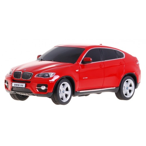 BMW X6 červené RASTAR model 1:24 Diaľkovo ovládané Auto SUV + ovládač