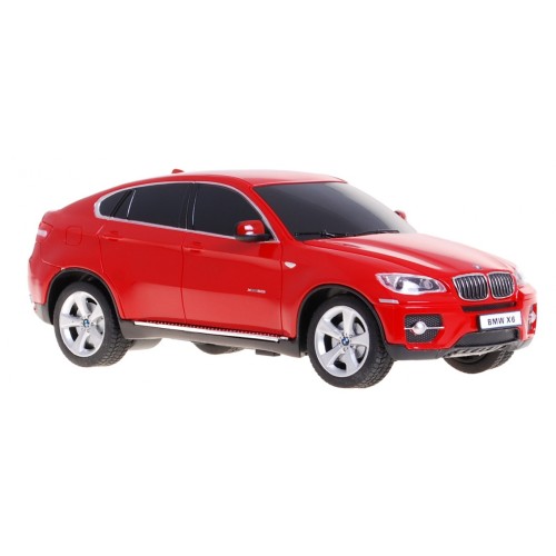 BMW X6 červené RASTAR model 1:24 Diaľkovo ovládané Auto SUV + ovládač