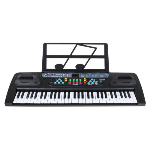 Klávesy s režimom výuky pre deti 5+ Stojan na noty Mikrofón + Nahrávanie - model č. 6161