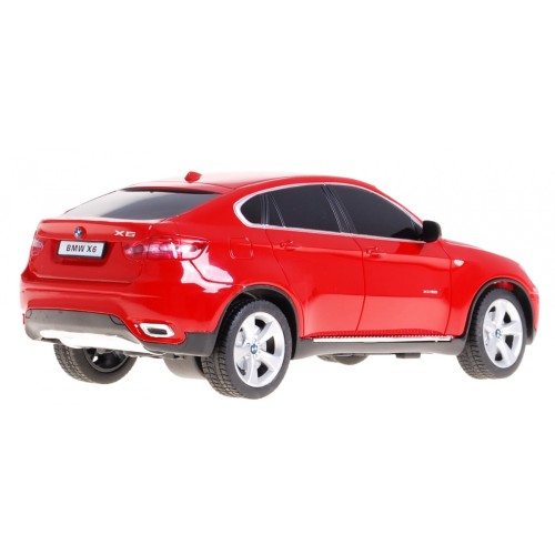 BMW X6 červené RASTAR model 1:24 Diaľkovo ovládané Auto SUV + ovládač