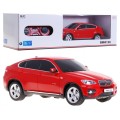 BMW X6 červené RASTAR model 1:24 Diaľkovo ovládané Auto SUV + ovládač