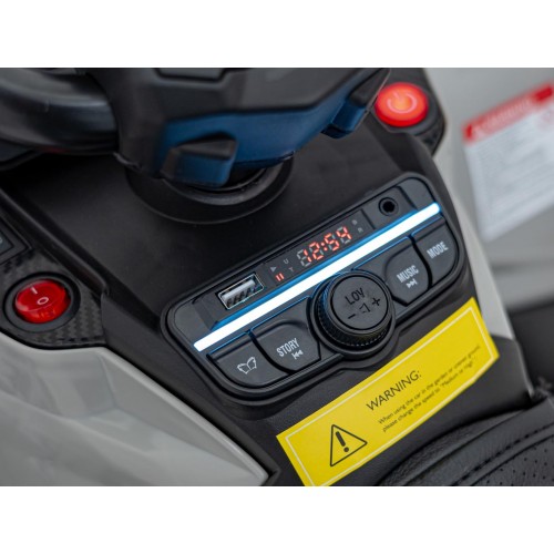 Štvorkolka Quad Can Am Outlander s diaľkovým ovládaním sivá