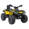 Štvorkolka Quad Can Am Outlander s diaľkovým ovládaním žltá