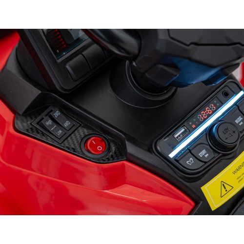 Štvorkolka Quad Can Am Outlander s diaľkovým ovládaním červená