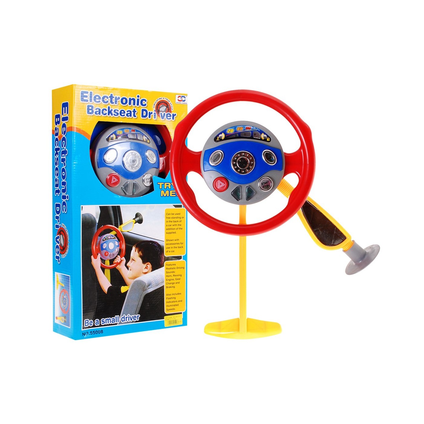 Interaktívny volant pre deti 3+ Simulátor jazdy autom + Zvuky svetlá