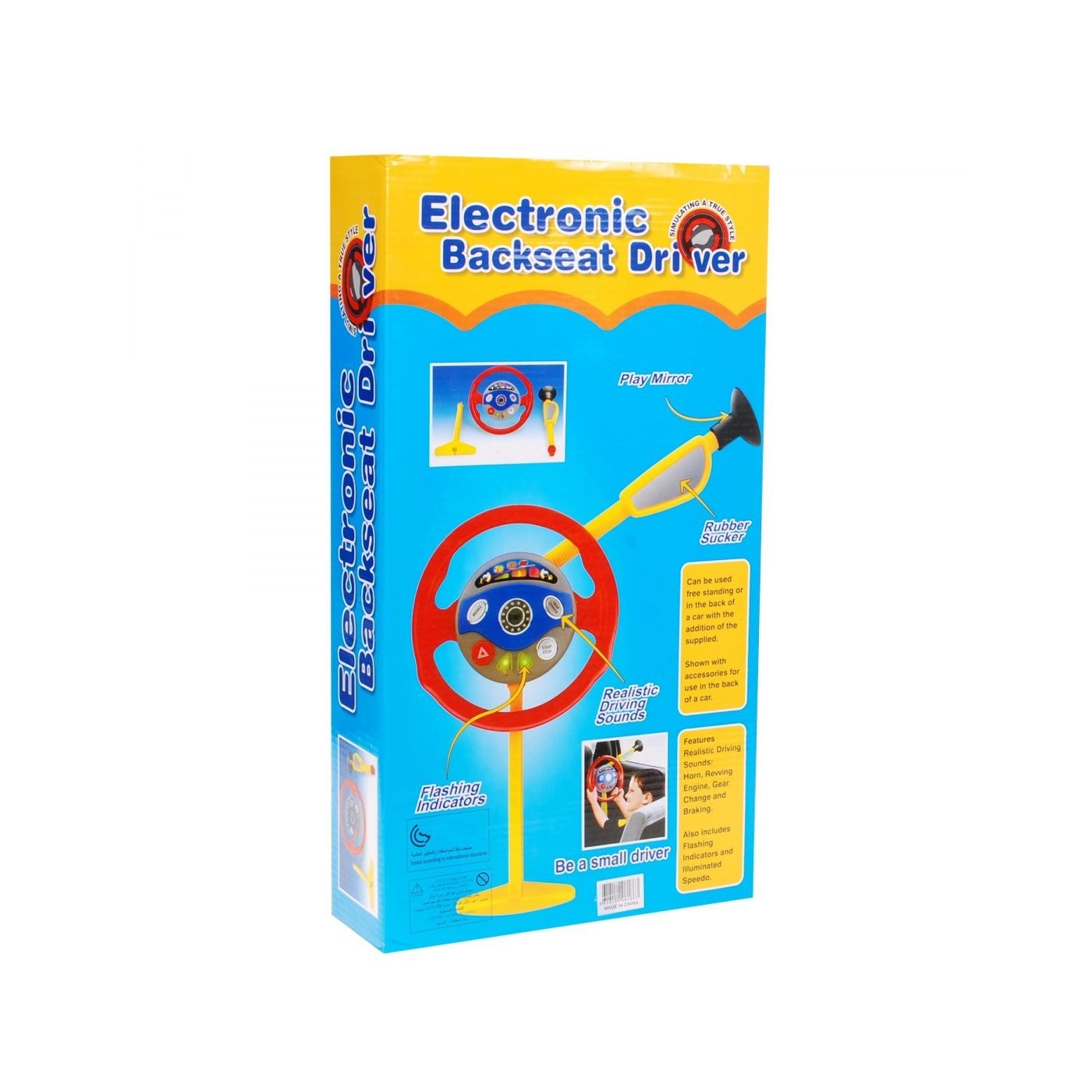 Interaktívny volant pre deti 3+ Simulátor jazdy autom + Zvuky svetlá