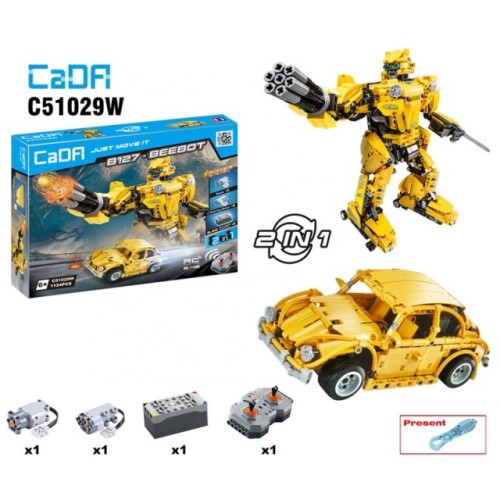 Stavebica 2v1 Robot Autíčko EE