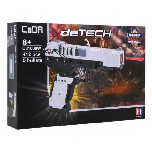 Stavebnica CaDA 412 ks. Pištoľ MK23 pre deti 8+ Funkcia strieľania