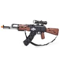 Stavebnica CaDA 738 ks. Puška AK47 pre deti 6+ Funkcia strieľania + Pohyblivé funkcie