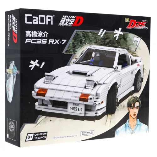Stavebnica CaDA Initial D 1552 ks. Autíčko FC35 RX-7 pre deti 8+