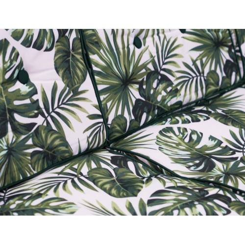 Obrovská záhradná hojdačka opletená 2x1 listami