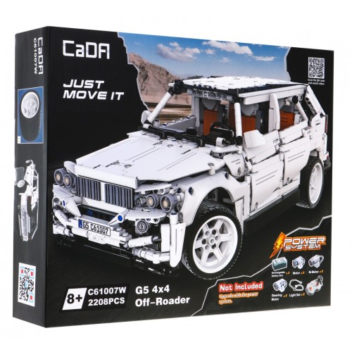 Stavebnica CaDA 2208 ks. Diaľkovo ovládané autíčko G5 4x4 pre deti 8+